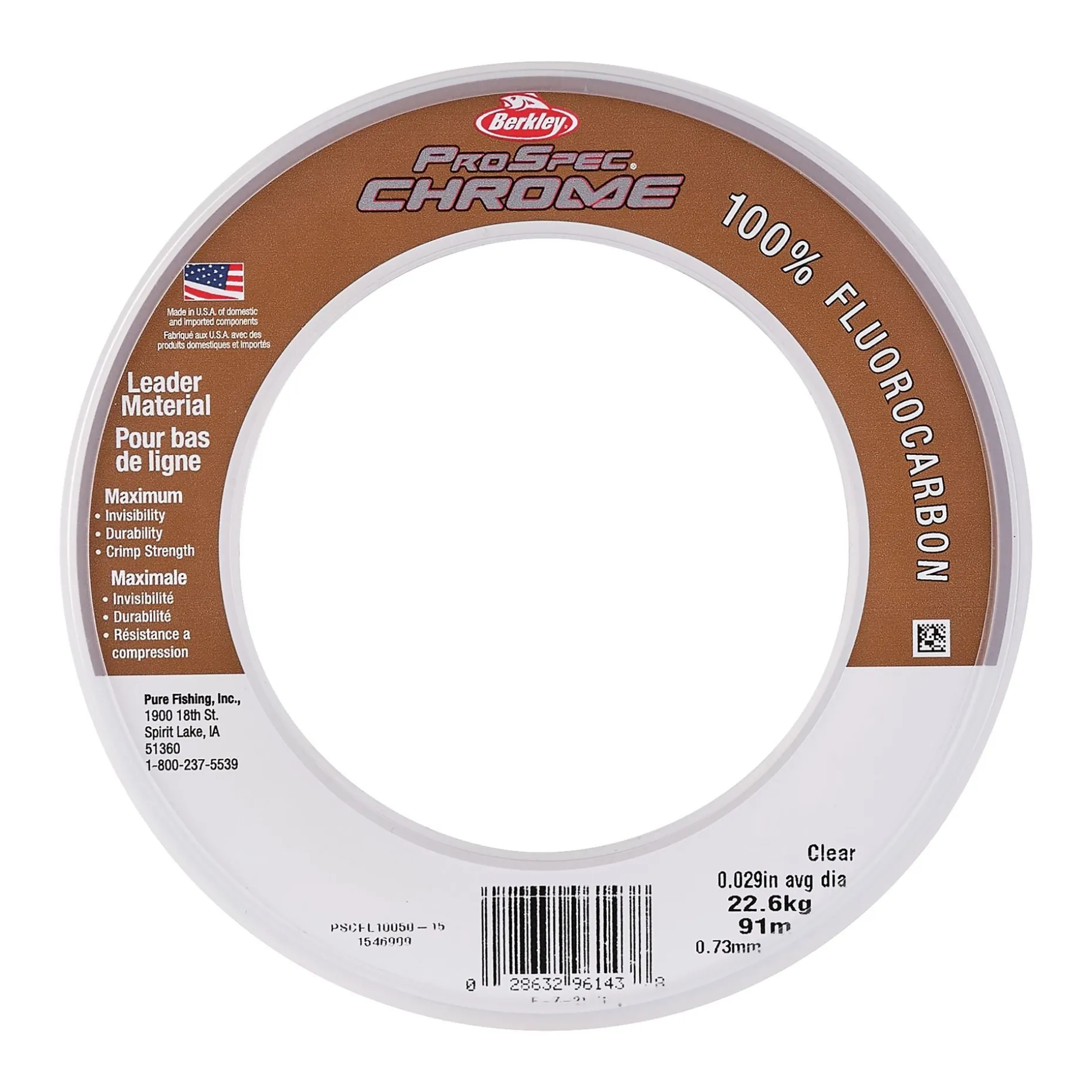 Berkley ProSpec® Chrome 100% Fluorocarbon Leader