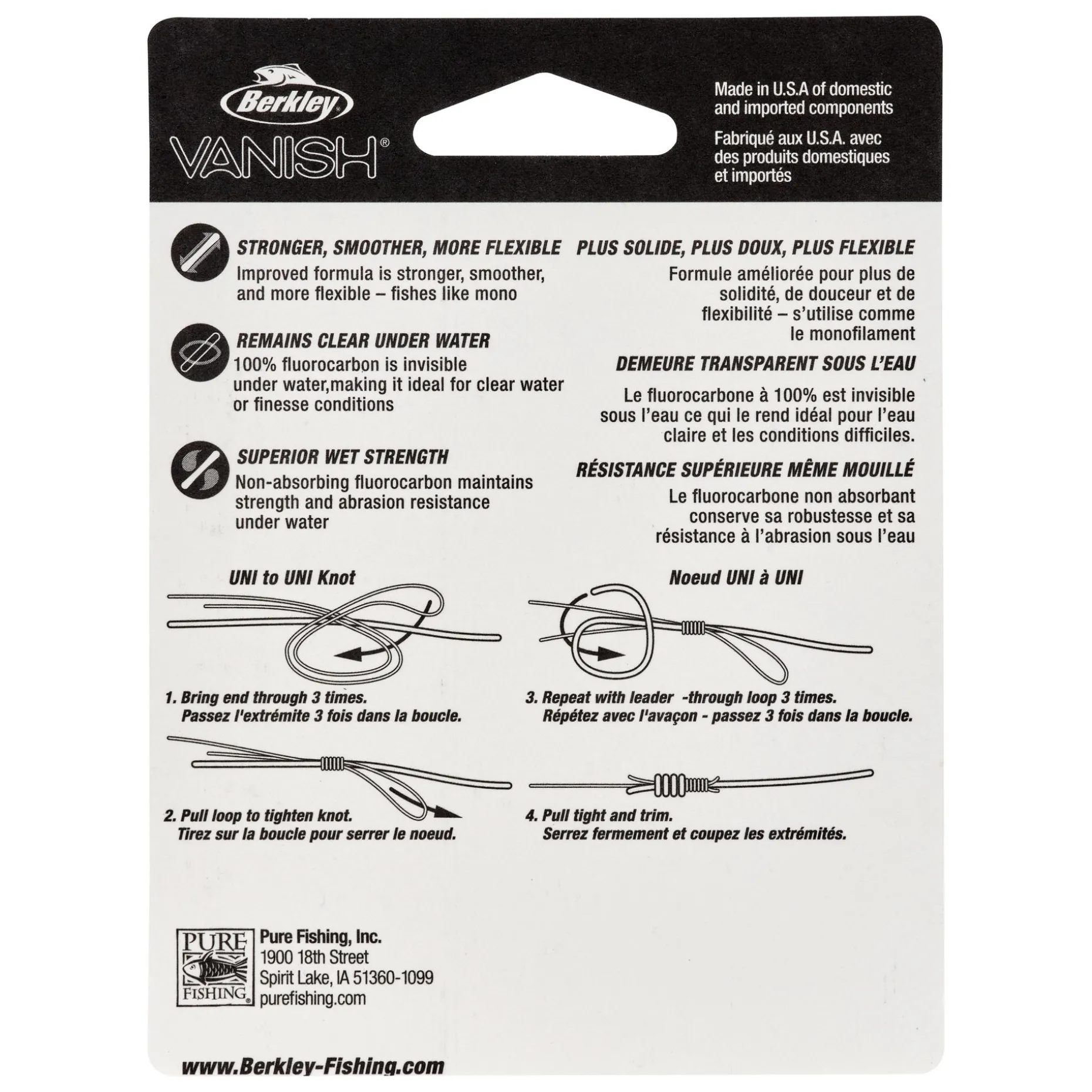 Berkley Vanish® Fluorocarbon Leader Material