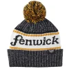 Fenwick Classic Rib Knit Beanie with Pom-Pom