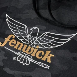 Fenwick Logo Camo Pullover Fleece Hoodie