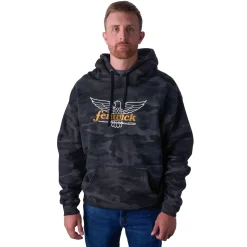 Fenwick Logo Camo Pullover Fleece Hoodie