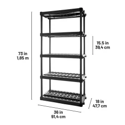 Plano 5-Shelf Heavy-Duty Storage Unit
